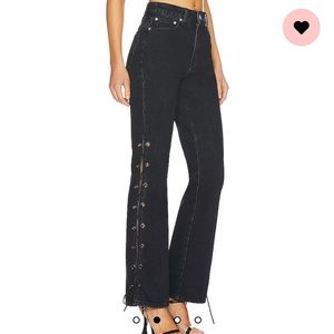 Revolve Lace Up Jeans